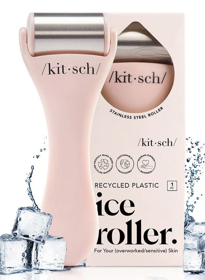 Ice Face Roller Skin Care - Facial Rollers for Eye Puffiness, Cold Skin Rollers, Lymphatic Drainage Massager, Roller Face for Wrinkles, Migraine Relief - Terracotta