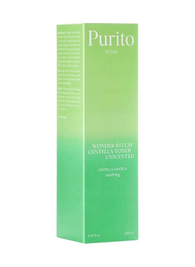 PURITO Seoul Wonder Releaf Centella Toner Unscented Korean Centella for Sensitive Skin Soothing 200ml - image 2