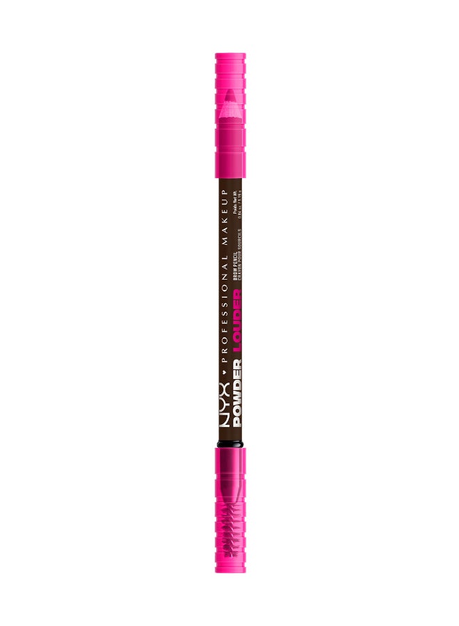 Powder Louder, Brow Pencil, 12Hr Wear, Buildable Micro-Fibers, Deep Brown - image 4