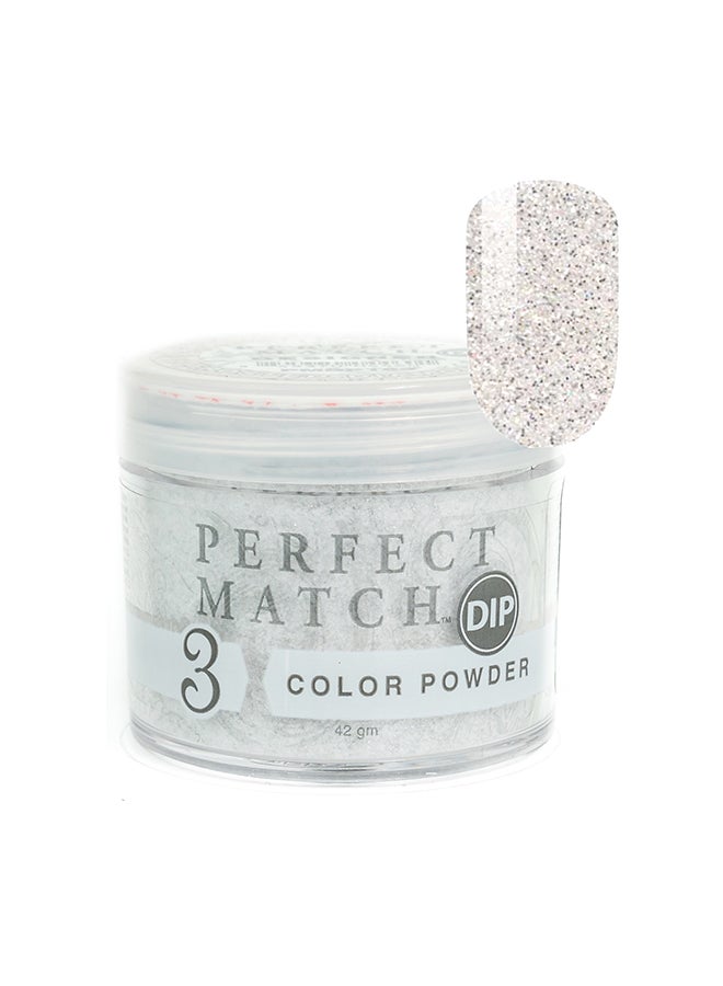 Nail Dipping Powder Frosted Diamonds 42g, Dip Acrylic Powder Nail Art Manicure System by Perfect Match PMDP163