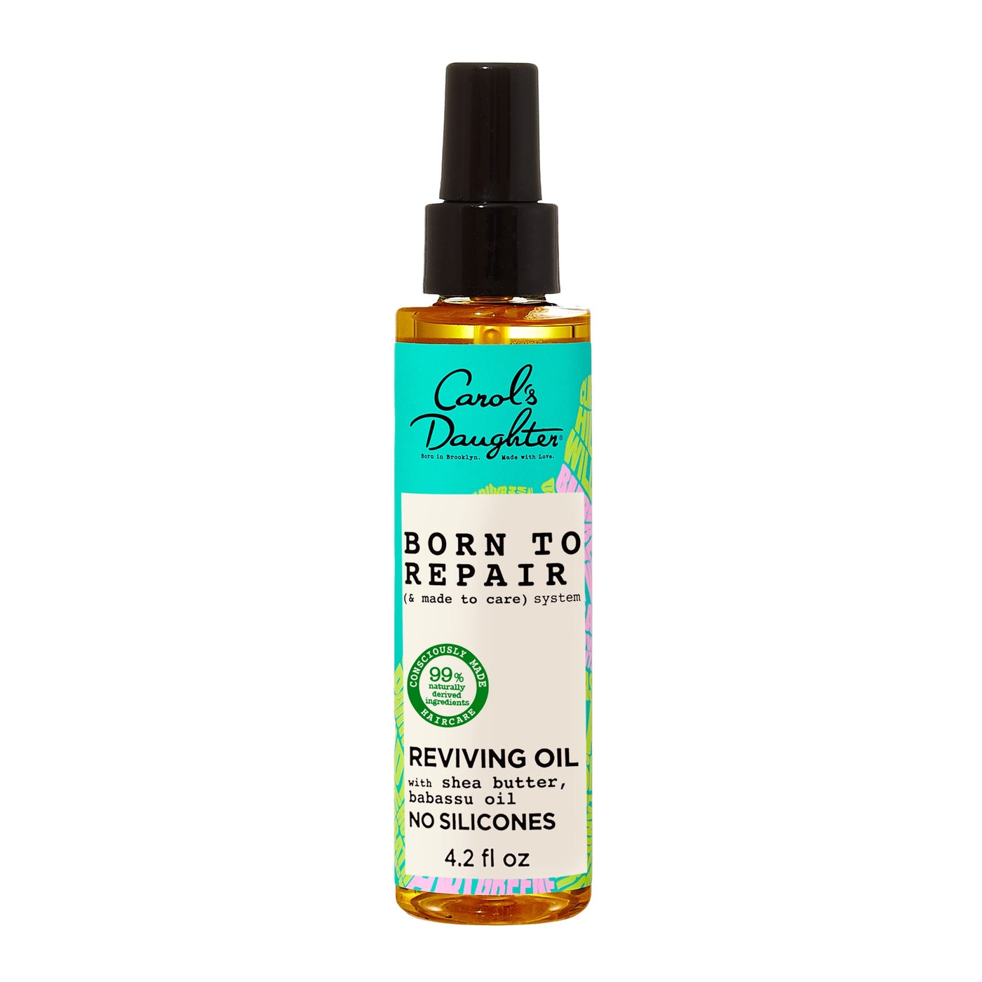 Carol's Daughter Born To Repair Reviving Hair Oil for Dry Damaged Hair & All Curl Types, Made with Shea Butter, 4.2 Fl Oz