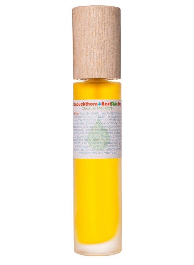 Organic Best Skin Ever Allinone Facial Cleanser Exfoliator + Moisturizer Natural Wildcrafted Vegan Clean Beauty (Seabuckthorn 1.69 Oz 50 Ml)