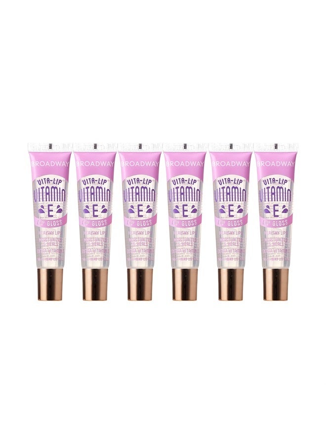Vita-Lip Clear Lip Gloss 0.47oz/14ml (Vitamin E) 6 PACK