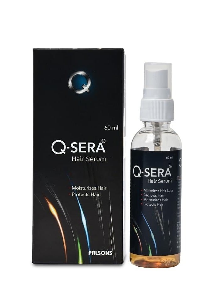 Q-Sera Hair Serum for Thick Hair With Unique Damage Repair Formula With Milk Based Anti-Inflammatory Cytokines for Quick Hair-Fall Control