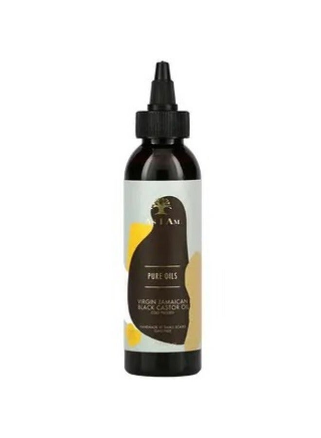 As I Am Pure Oils Virgin Jamaican Black Castor Oil 4 fl oz 118 ml