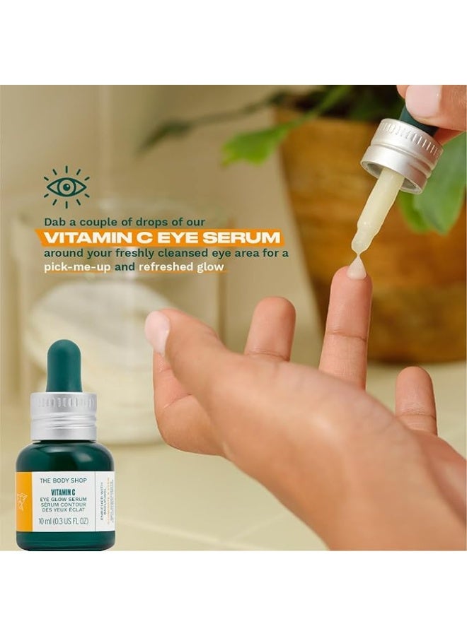 Vitamin C Eye Glow Serum – Lightweight, Refreshing Eye Serum | Instantly Re-Energises & Brightens Eye Area | Reduces Appearance of Dark Circles & Improves Skin Texture | Enriched with Natural-Origin Vitamin C, Bakuchiol, Caffeine & Hyaluronic Acid, 10 ml - image 5