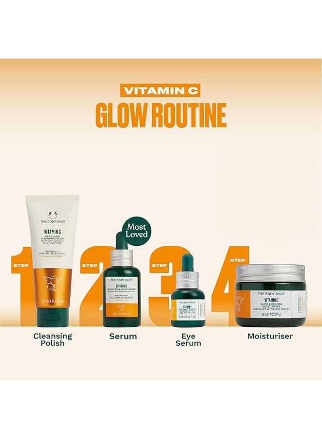 Vitamin C Eye Glow Serum – Lightweight, Refreshing Eye Serum | Instantly Re-Energises & Brightens Eye Area | Reduces Appearance of Dark Circles & Improves Skin Texture | Enriched with Natural-Origin Vitamin C, Bakuchiol, Caffeine & Hyaluronic Acid, 10 ml - image 6