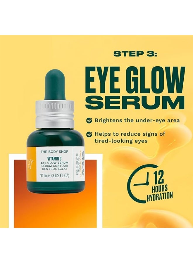 Vitamin C Eye Glow Serum – Lightweight, Refreshing Eye Serum | Instantly Re-Energises & Brightens Eye Area | Reduces Appearance of Dark Circles & Improves Skin Texture | Enriched with Natural-Origin Vitamin C, Bakuchiol, Caffeine & Hyaluronic Acid, 10 ml - image 7
