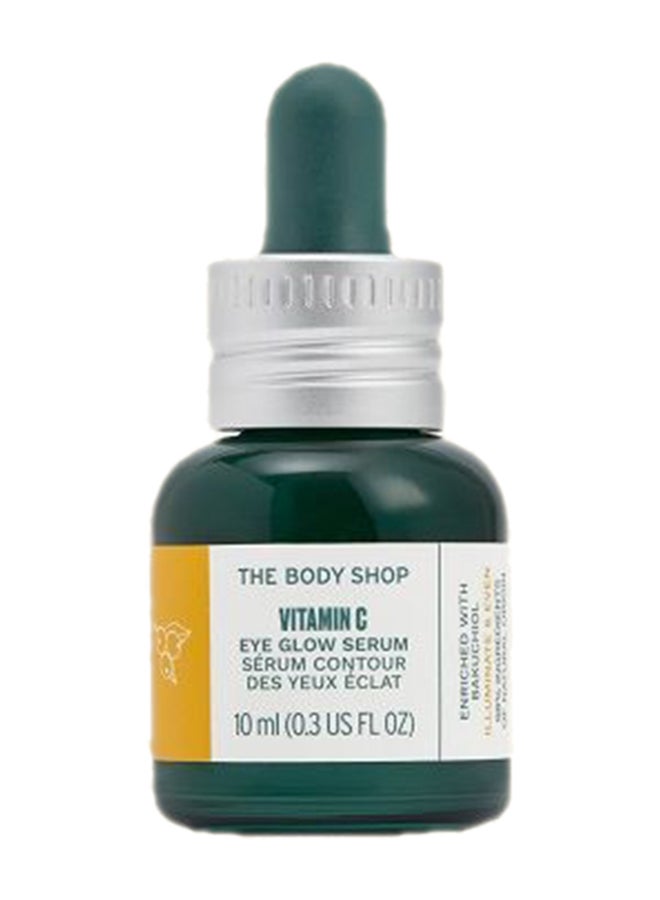 Vitamin C Eye Glow Serum – Lightweight, Refreshing Eye Serum | Instantly Re-Energises & Brightens Eye Area | Reduces Appearance of Dark Circles & Improves Skin Texture | Enriched with Natural-Origin Vitamin C, Bakuchiol, Caffeine & Hyaluronic Acid, 10 ml