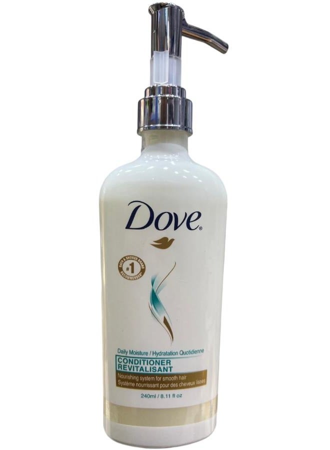 Daily Moisturizing Conditioner Revitalizing Nourishing System For Soft Hair 240 ml