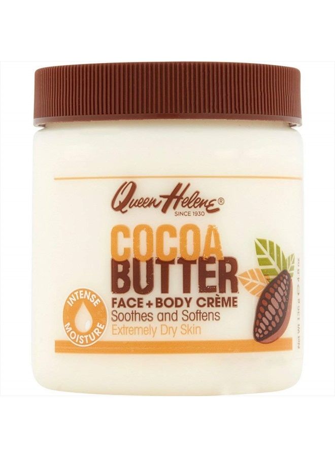 Cocoa Butter Face & Body Crème, 4.8 Oz