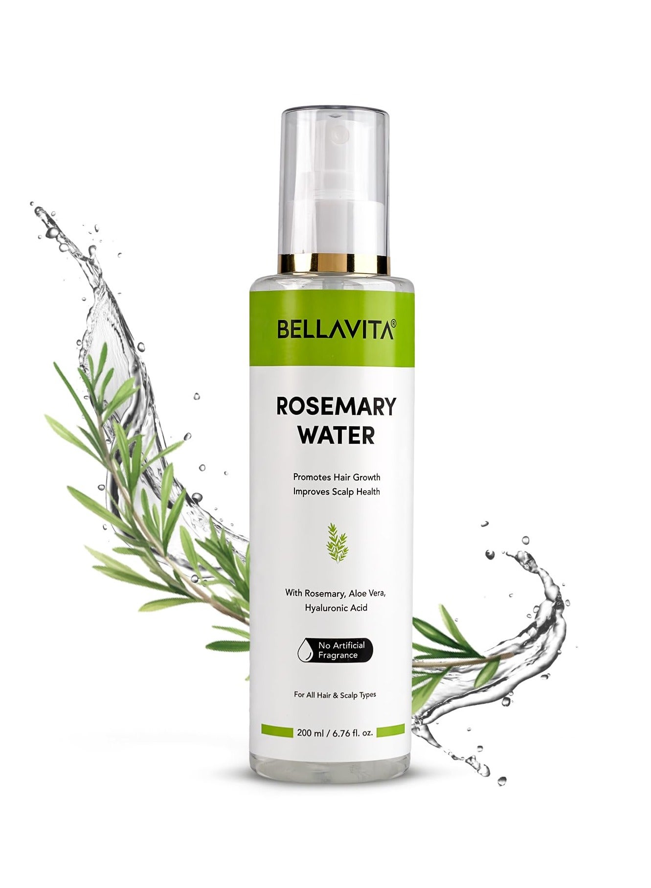 Rosemary Water Hair Spray | For Frizzy Hair | Adds Shine | Suitable For All Hair Types | 200 ml