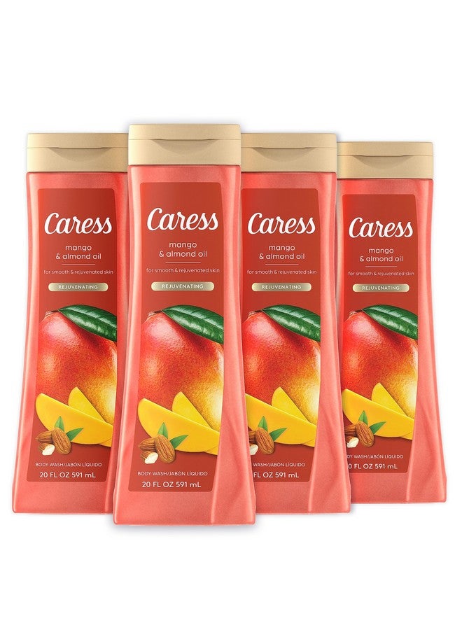 Body Wash Mango & Almond Oil For Smooth And Rejuvenated Skin Body Soap 20 Fl Oz Pack Of 4