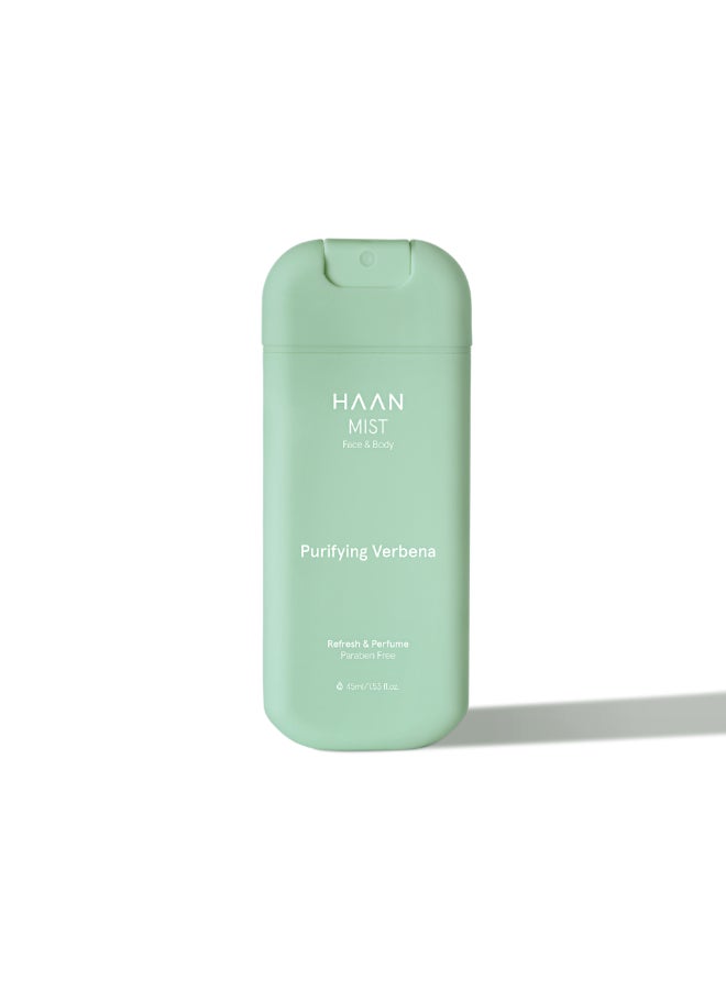 Purifying Verbena Face & Body Mist - A Zesty & Refreshing Spray for a Quick Reset, Infused with a Clean, Citrus Scent (45 ml)