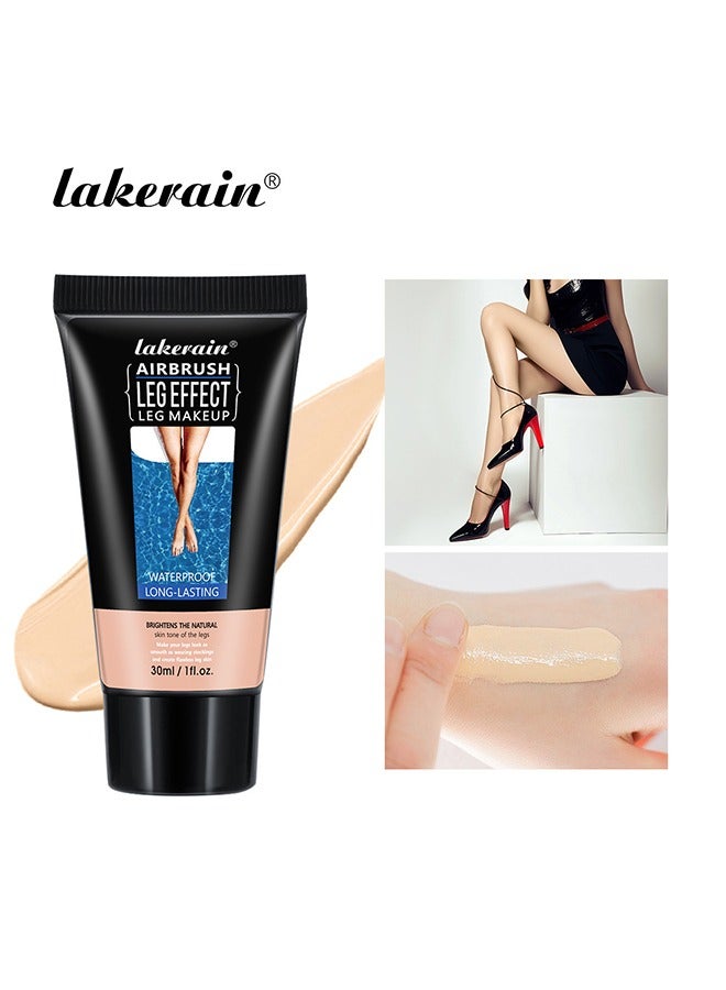 Leg Makeup - Waterproof No Transfer, Leg Vein Cover up Makeup for Varicose Veins Waterproof Black Skin, Leg and Body Scar Cover up Makeup for Tattoo Cover Up (#01)