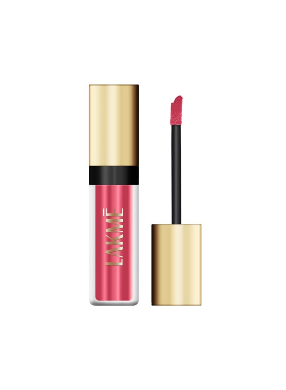 LAKMÉ Cushion Matte Lipstick, Long Lasting, Comfortable Velvet Matte Finish - Waterproof, Non Drying, Creamy Matte Lipstick, 4.5 G