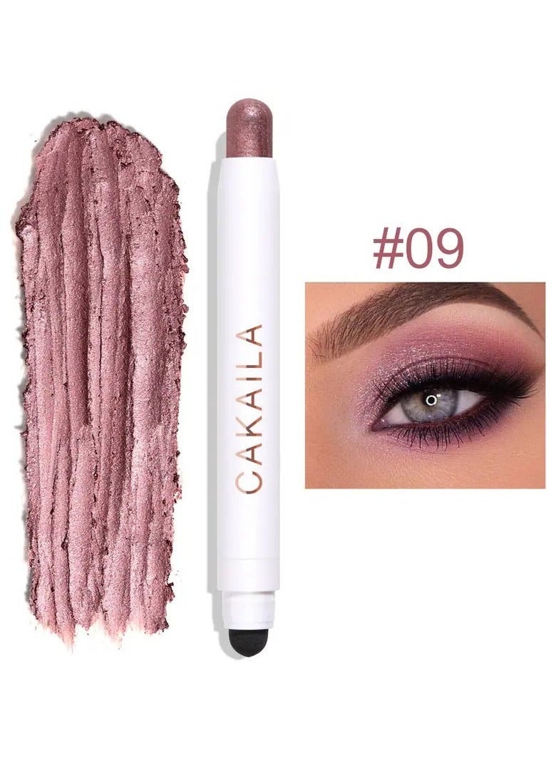 Vibrant Shimmer Eyeshadow Stick - 2-in-1 Creamy Eye Brightener & Highlighter with Soft, Smooth, Easy-to-Apply Formula for Music Festival, Party, and Everyday Use - Long-Lasting, Water-Resistant, and Cruelty-Free 09