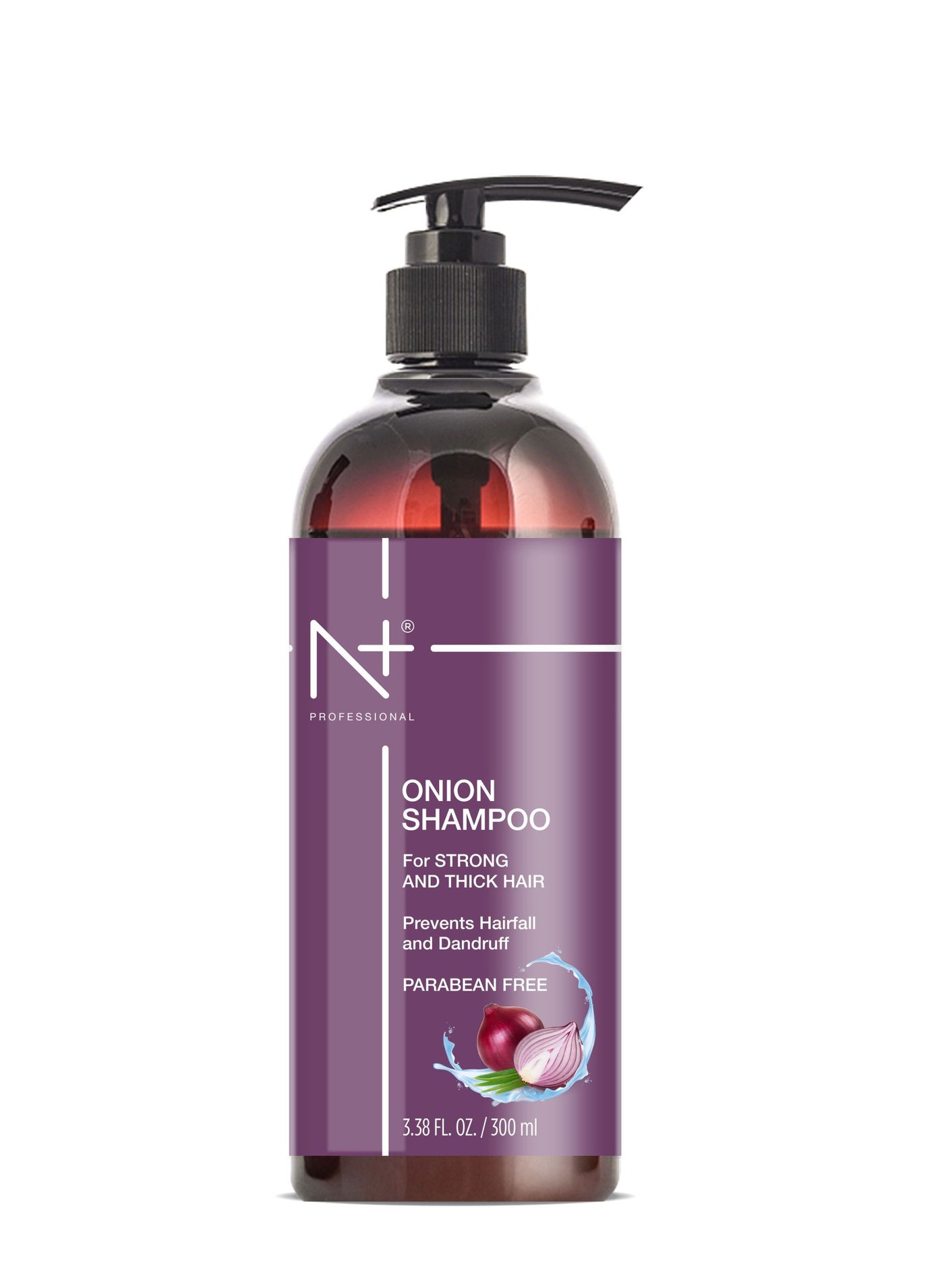 N Plus Professional Onion Hair Care Shampoo, 300 ml