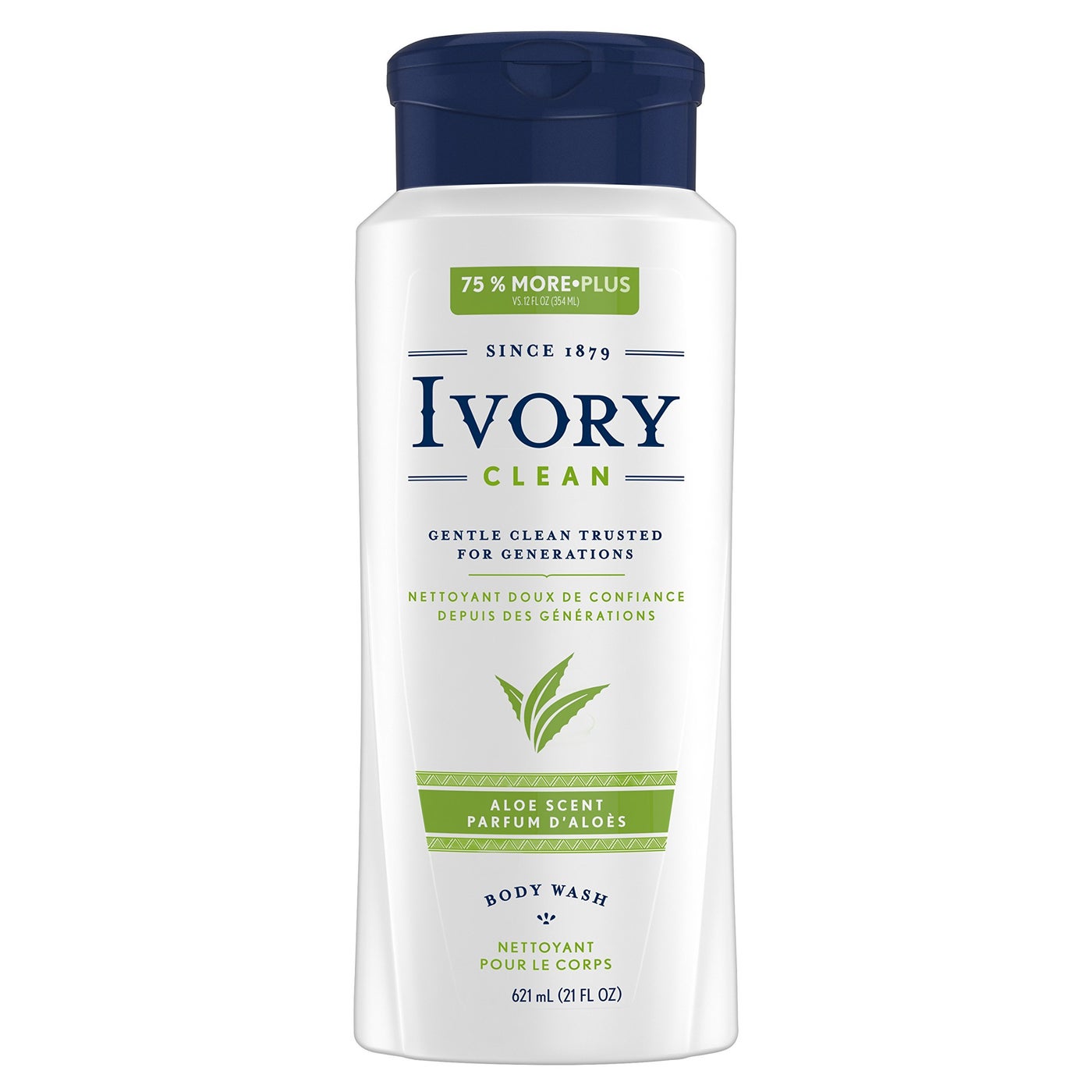 Ivory Clean Aloe Body Wash 21 oz Packaging may Vary