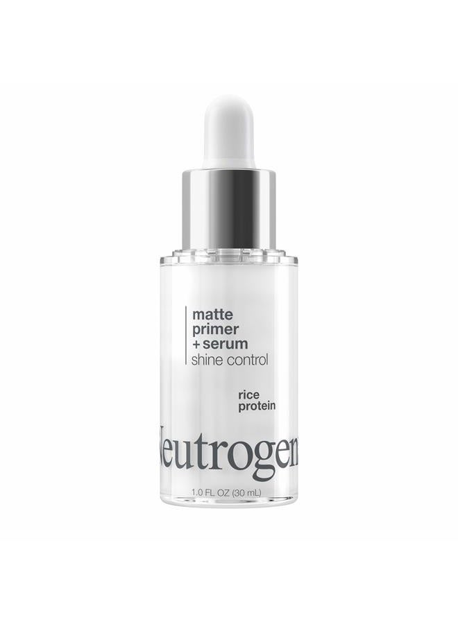 Shine Control Matte Booster Face Primer & Serum, Skin-Mattifying Serum-to-Primer with Rice Protein, Absorbs Excess Oil & Keeps Skin Shine Free, 1.0 fl. oz