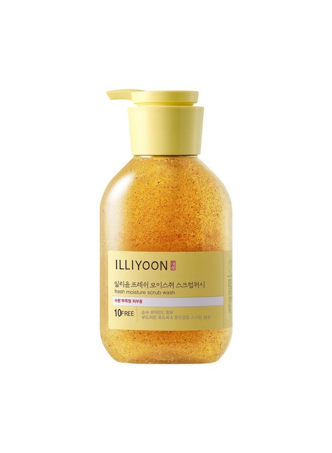 ILLIYOON Fresh Moisture Body Scrub Wash 13.52 Fl Oz