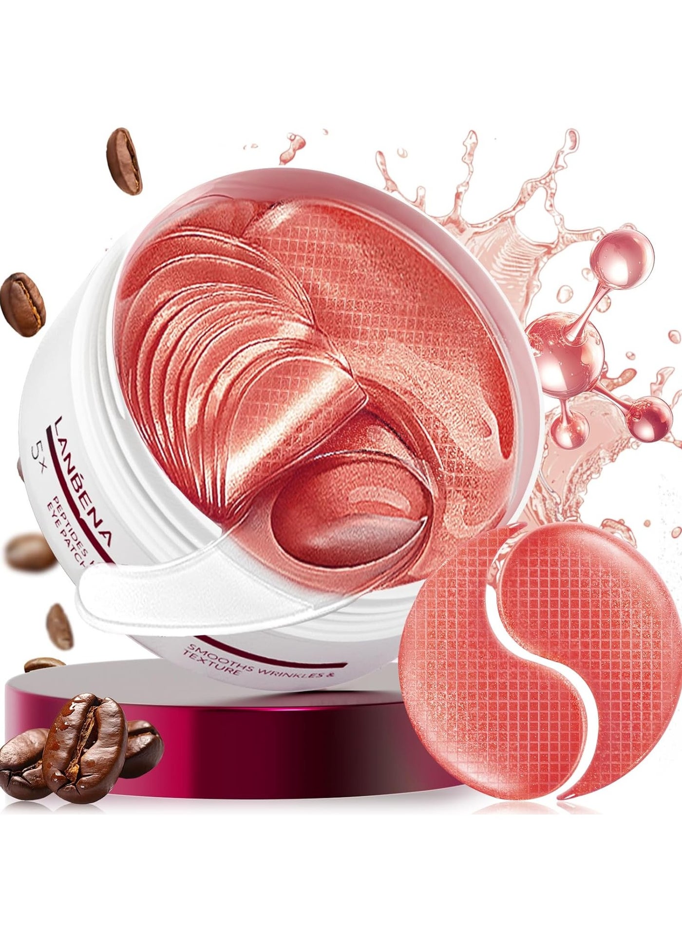 LANBENA Firming Dark Circles Hydrogel Gel Collagen Eye Patch Mask Pads