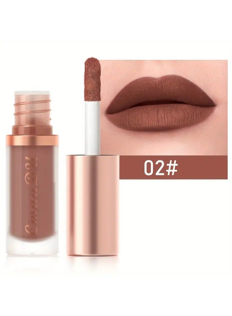 Waterproof Matte Lip Glaze and Velvet Lipstick - Long-Lasting, Smooth, and Glossy Finish Valentine's Day Gifts