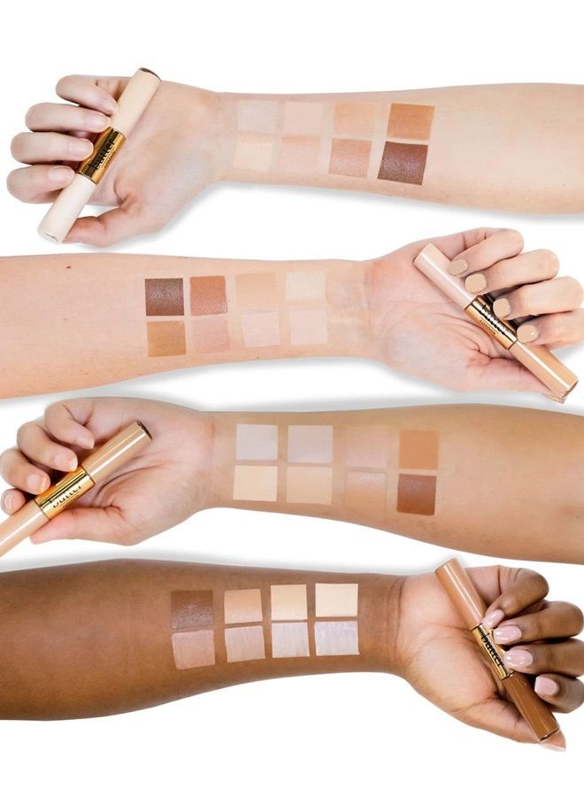 LumiMatte 2-in-1 Concealer & Brightening Duo, Under-Eye Brightener, Light to Medium Coverage, Lightweight Formula, Cruelty-Free, Oil Free- Tan, 1 Count (Pack of 1)