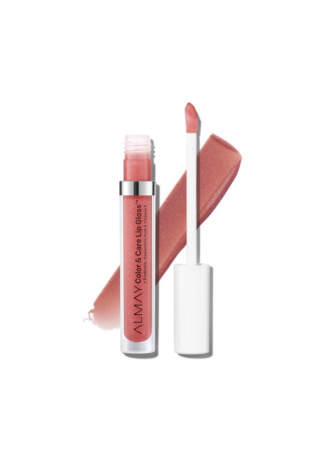 Hydrating Lip Gloss Soft Natural Colors Prebiotic Complex Hyaluronic Fillingsphere Technology 200 Rose Glow 0.1 Fl Oz.