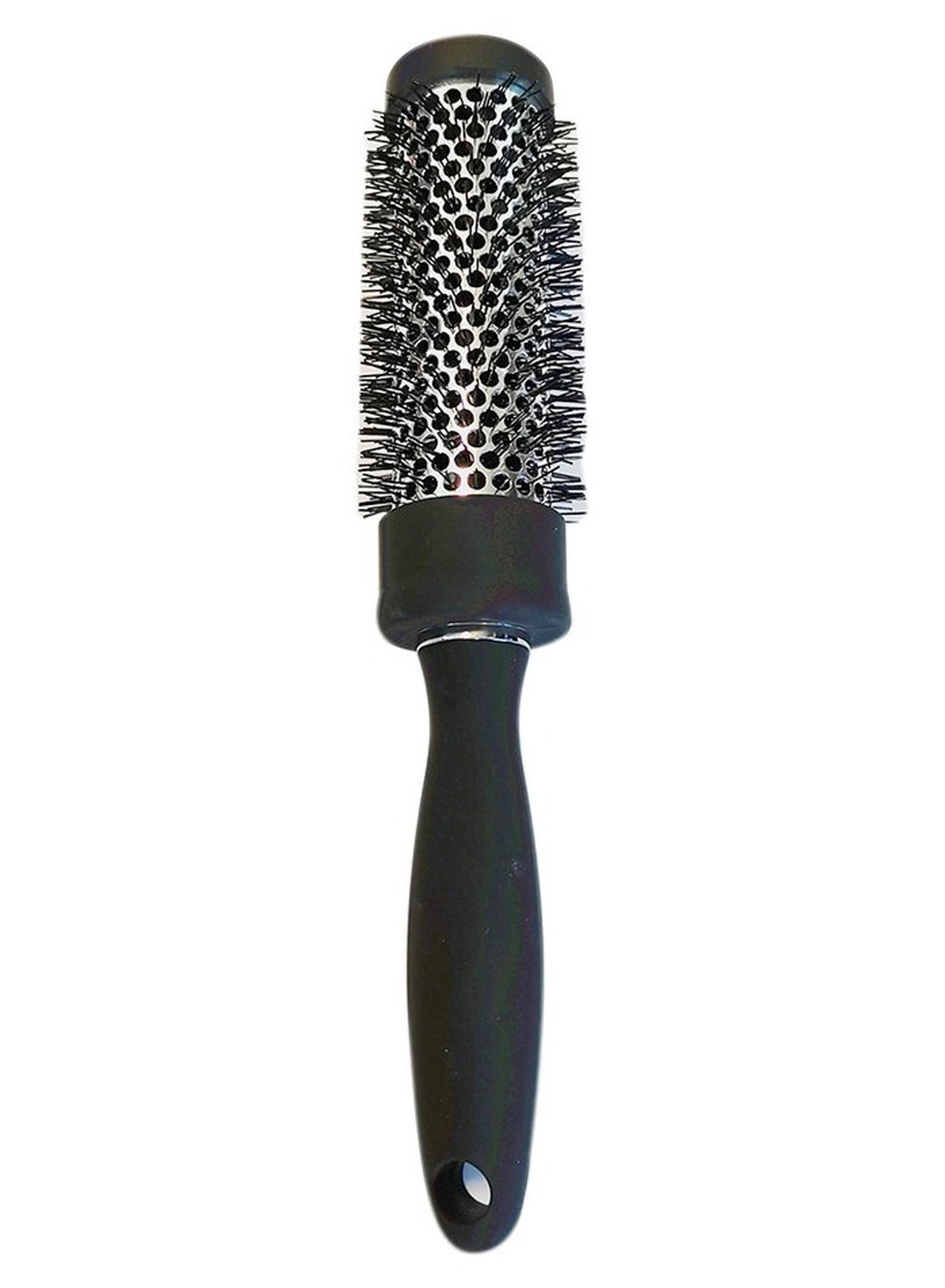 Onetech Round Thermal Hair Brush – 34mm Black | Professional Heat-Resistant Brush for Blow-Drying, Volume, and Smooth Styling