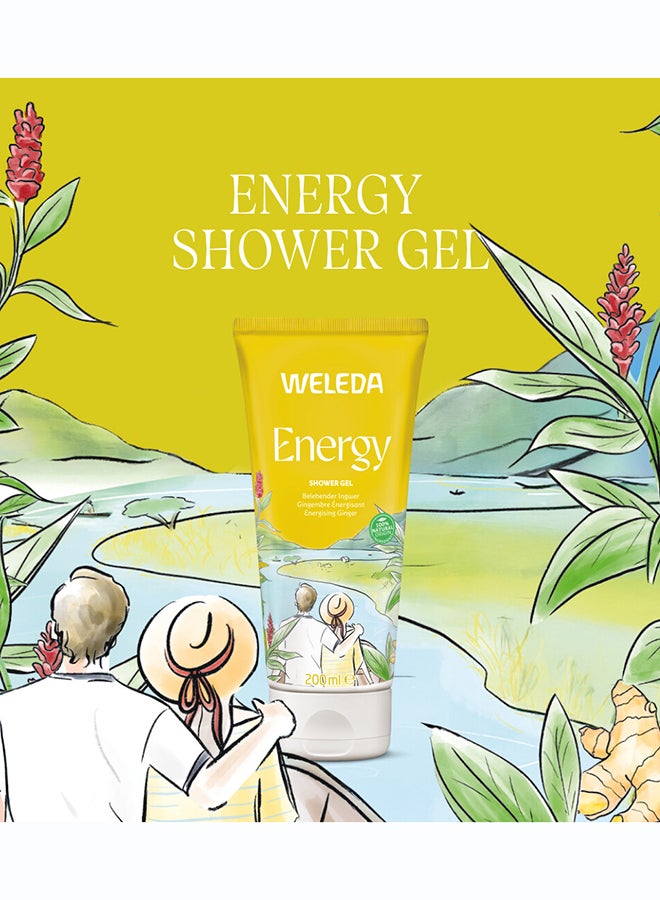 Aroma Energy Shower Gel (200 ml) – Refreshing Body Wash for Daily Cleansing, with Ginger, Citronella & Cedarwood Essential Oils - image 2