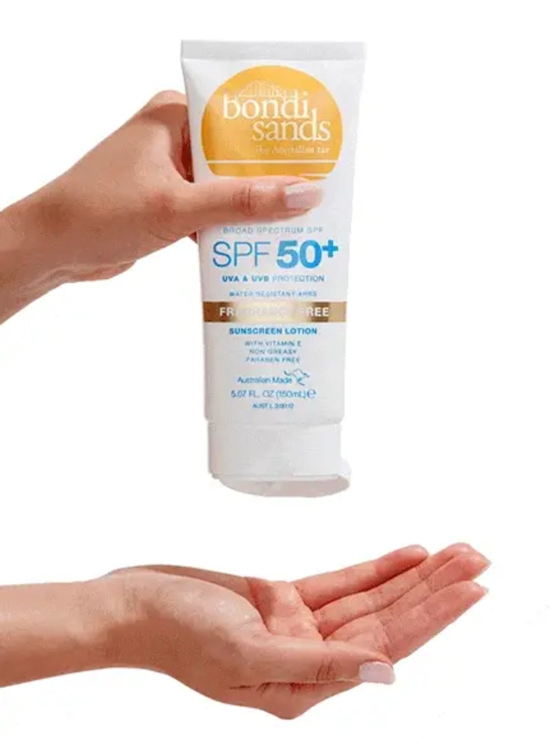 Sunscreen Lotion SPF 50+ Fragrance Free 150ml | Broad Spectrum UVA UVB Protection Body Sunscreen | Water-Resistant Non-Greasy Reef-Safe Sun Lotion for Sensitive Skin | Daily UV Defence Cream - image 2