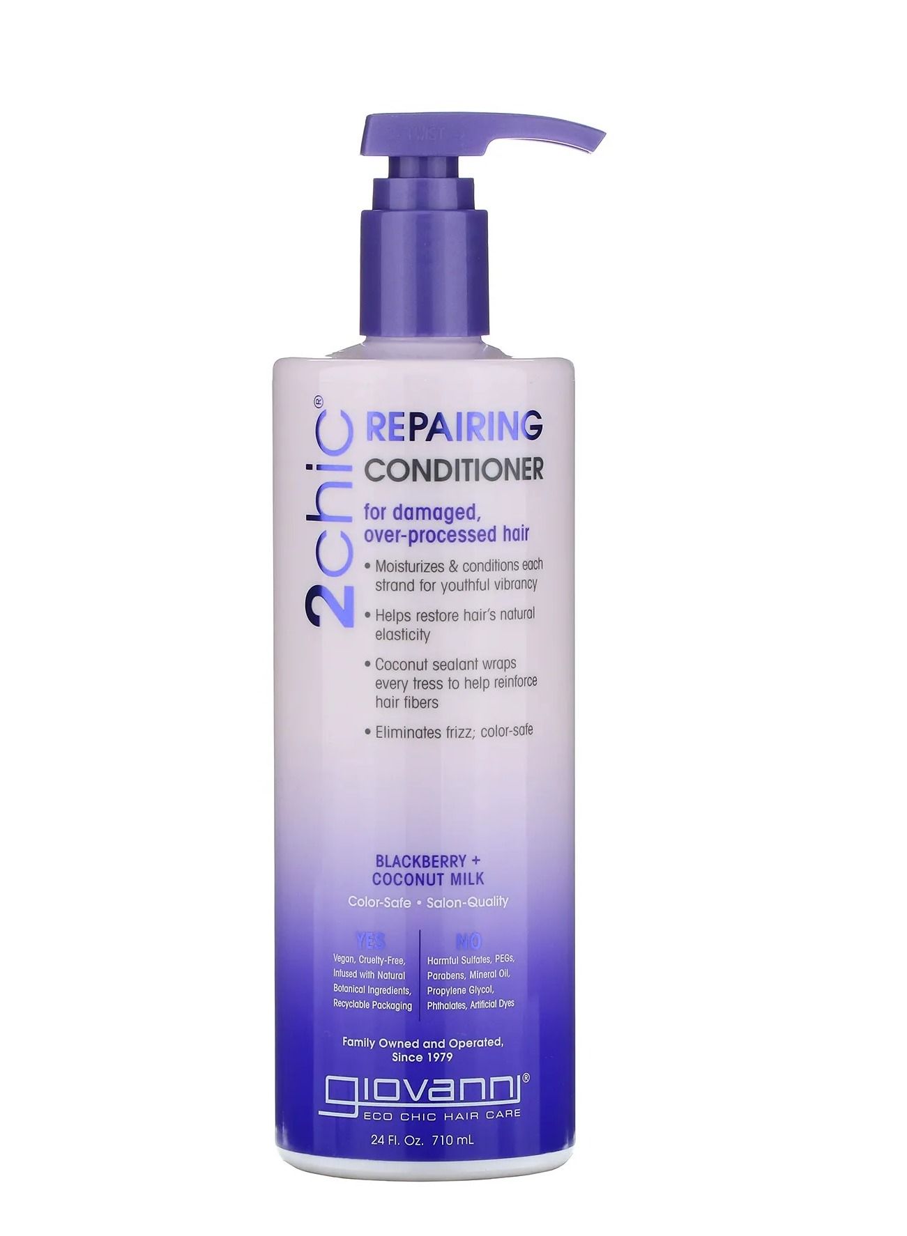 Repair Conditioner For Damaged or Over-processed Hair Blackberry & Coconut Milk 24 fl oz  710 ml