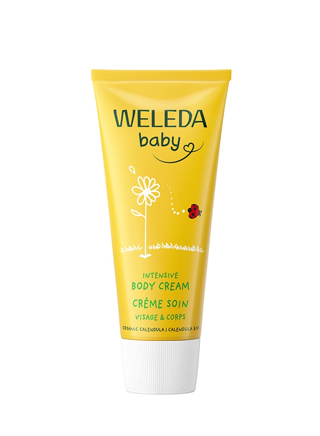 Calendula Body Cream (75 ml) – Nourishing Moisturizer for Baby's Sensitive & Dry Skin, with Organic Calendula, Gentle Daily Care