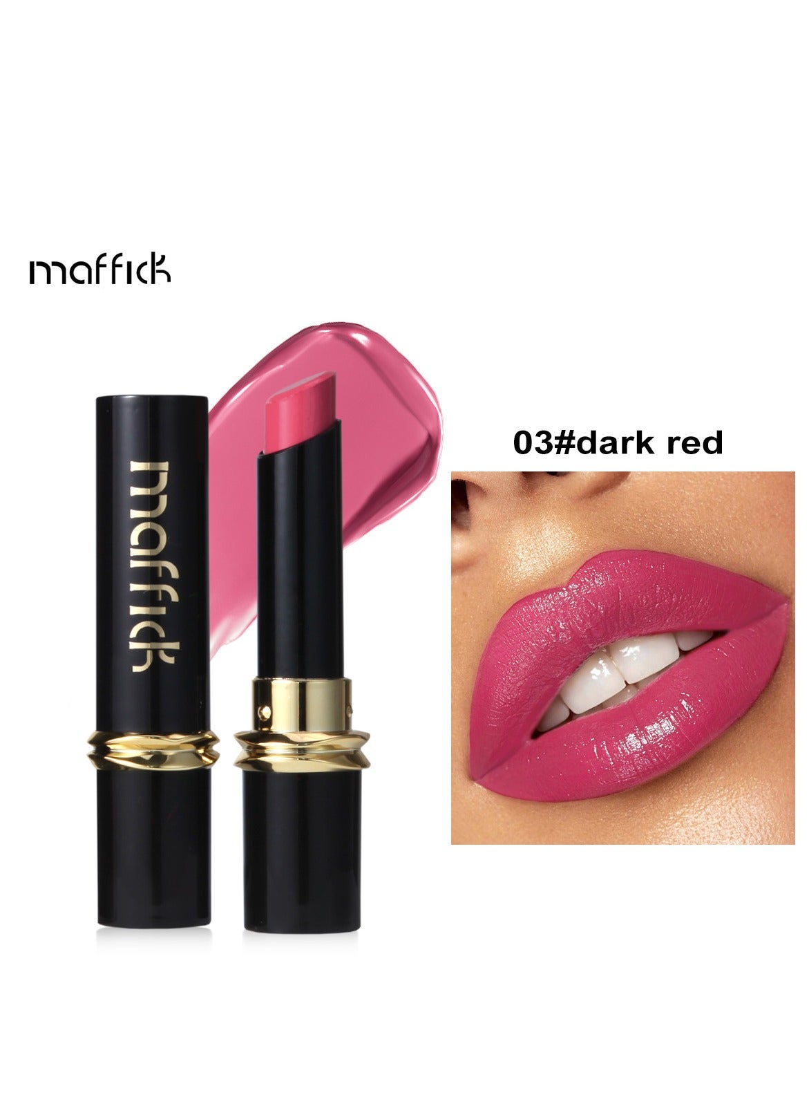 Maffick Lip Glaze Lipstick: Long-lasting, Non-sticking, Waterproof Lip Gloss