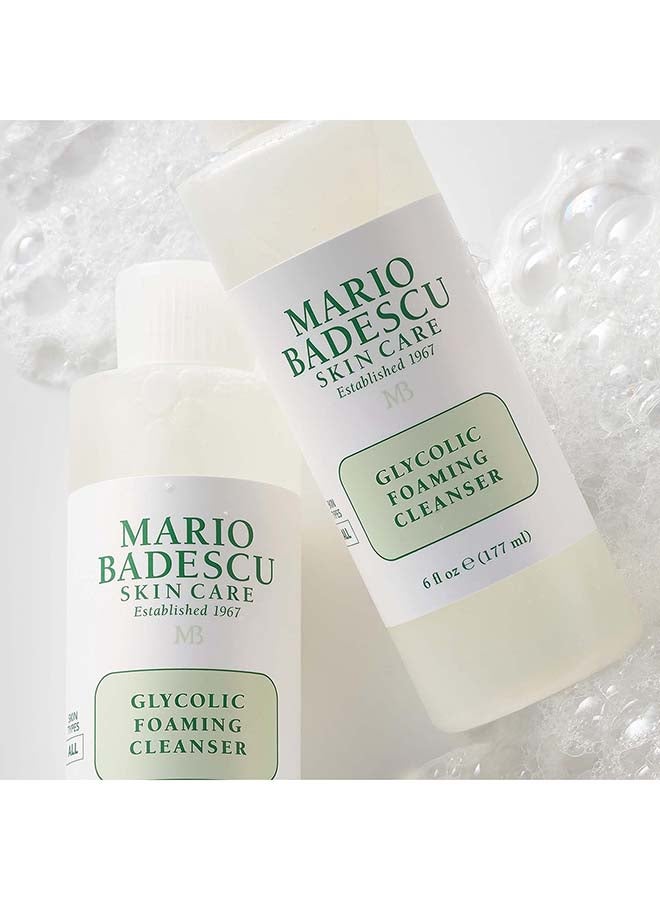 Glycolic Foaming Cleanser 177ml | AHA Glycolic Acid Exfoliating Foaming Face Wash for Smooth Clear Skin | Deep Pore-Cleansing Resurfacing Cleanser for Dull & Uneven Skin Texture | Anti-Aging Daily Exfoliant Cleanser - image 8