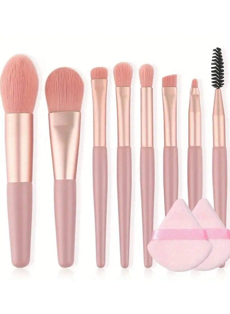 Face Eye Makeup Beauty Tool Kiy 8pcs/13pcs Prfessional Makeup Brushes 2 pcs Powder Puff Wth Strap 1pc Double Head Silicon Brush Complete Function Mkeup Beauty Accessories
