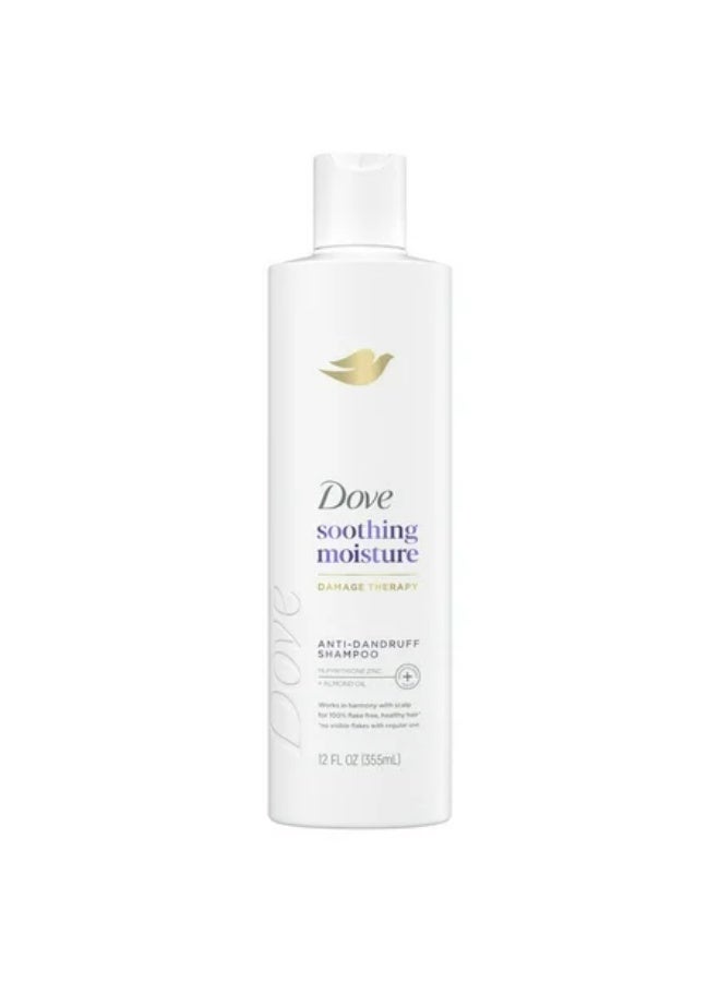 Dermacare Anti-Dandruff Soothing Moisture Shampoo for Dry Scalp Damage Therapy Soothing Moisture with Pyrithi 355 ml