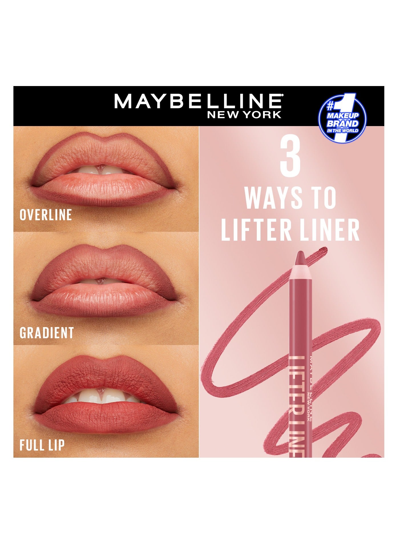 MAYBELLINE LIFTER LINER 08 FINE LINE - Lip Liner Makeup with Hyaluronic Acid - image 6