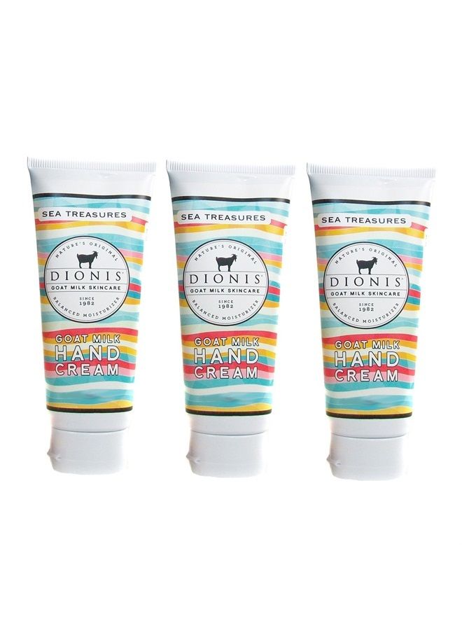 Goat Milk Hand Cream 3 Piece Travel Gift Set - Sea Treasures