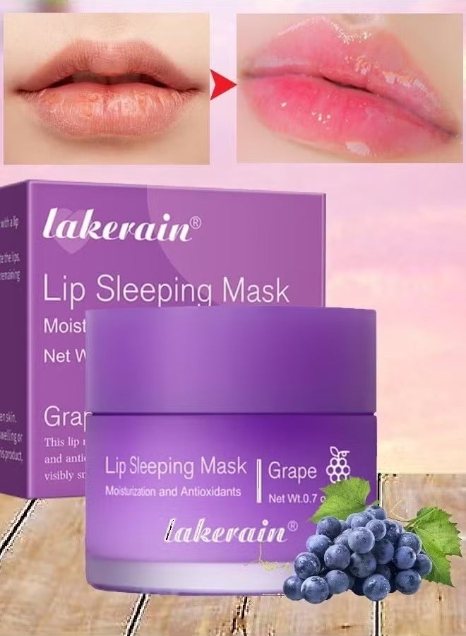 Lip Sleeping Mask Overnight Lip Mask Moisture and Collagen Booster Lip Mask Day and Night Repair Lip Balm for Improves Dryness and Cracked Lip Scrubs Lip Plumper Oil Tinted Lip Balm 04