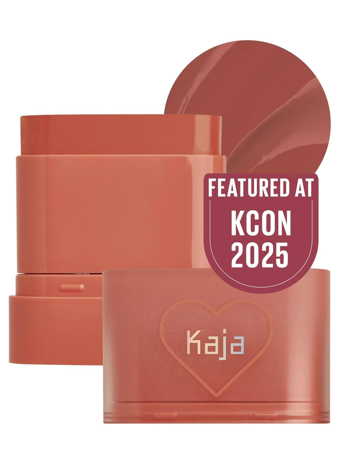 Dewy Bar Cheeks & Lip – Cranberry Cooler- Creamy Blusher Stick with Vitamin & Hyaluronic Acid, Moisturizing & Easy Blend