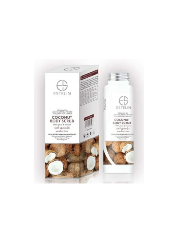 Coconut Body Scrub Multicolour 200G