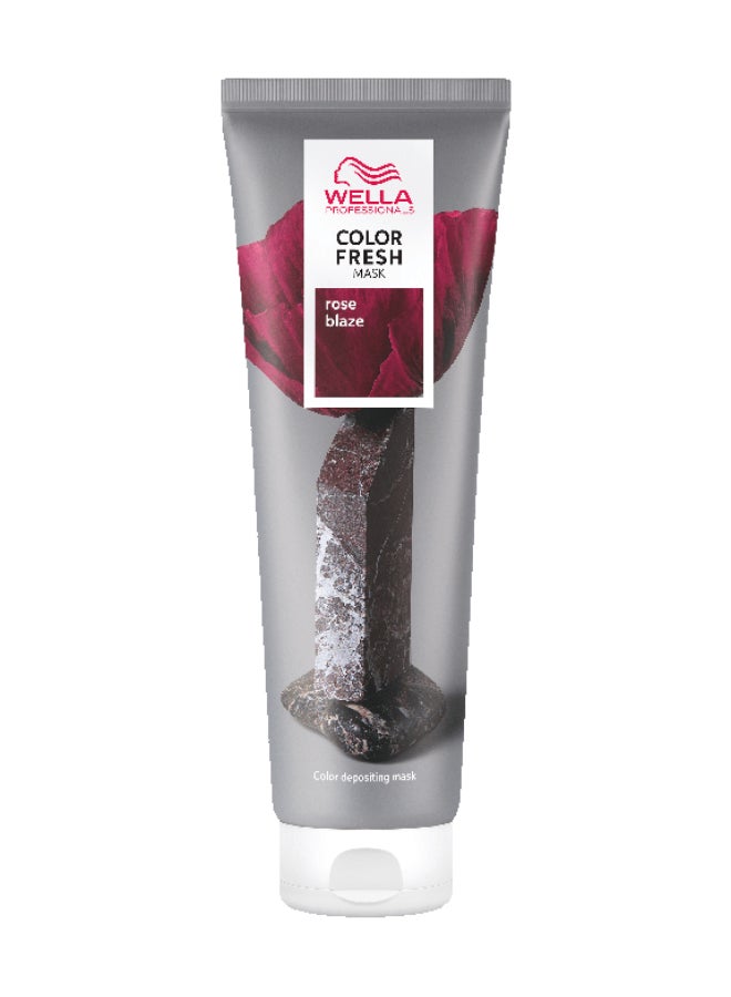 Color Fresh Mask In Rose Blaze - Zero-Damage Color Depositing Mask For A Temporary Deep Rose Transformation (150 Ml)