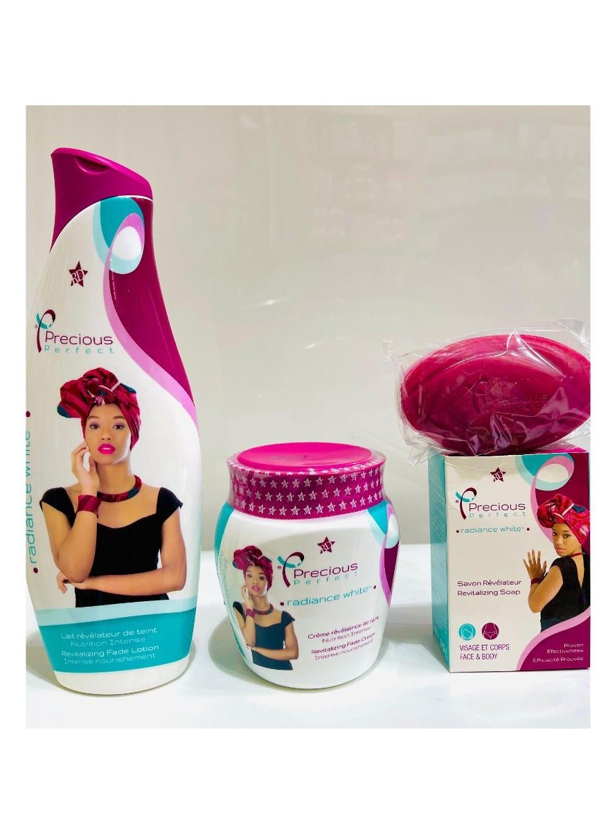 The Best Radiance White Set Of Lightening Cream + Lotion + Soap