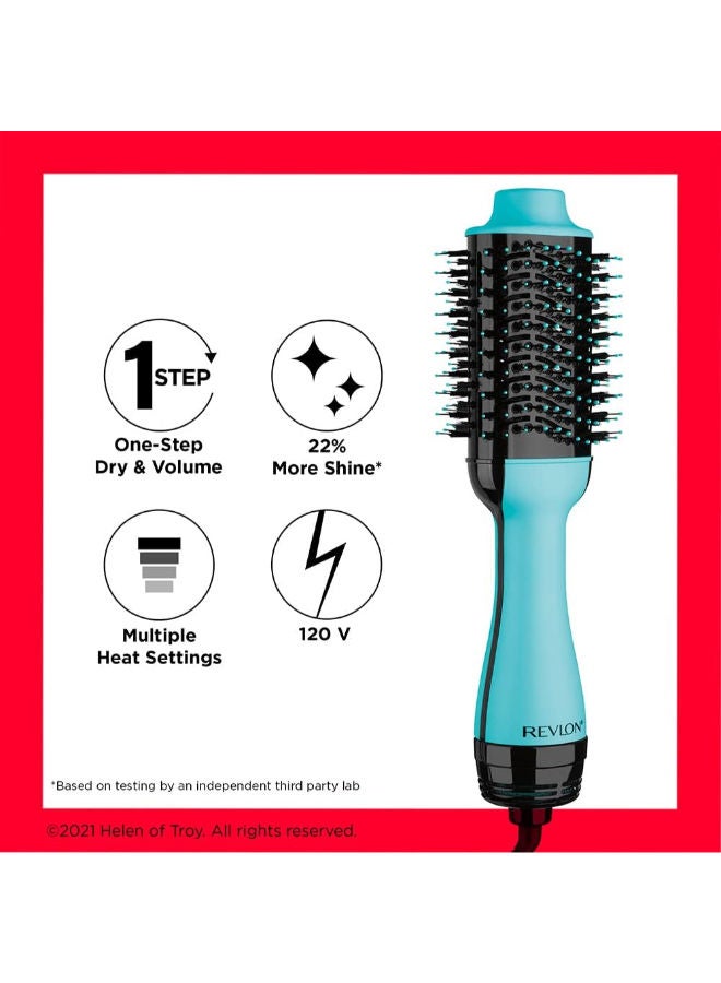 Revlon One Step Hair Dryer & Volumizer, 2 heat setting plus cool setting - Green, 1100 Watts - image 5