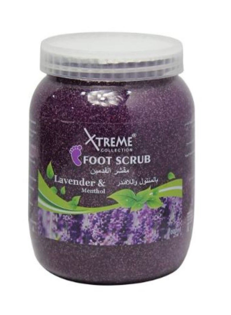 Xtreme Foot Scrub 1000ml with Menthol & Lavender Intense Refreshment