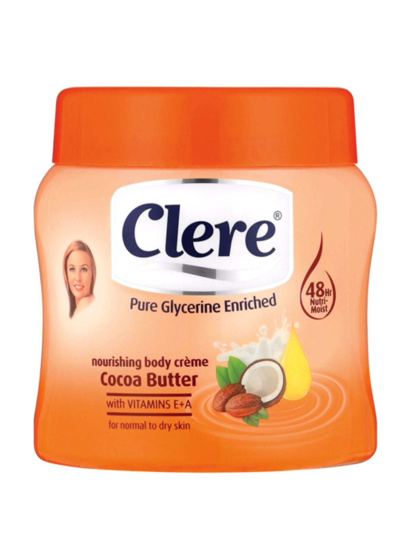 Clere Nourishing Body Creme Cocoa Butter 125ml