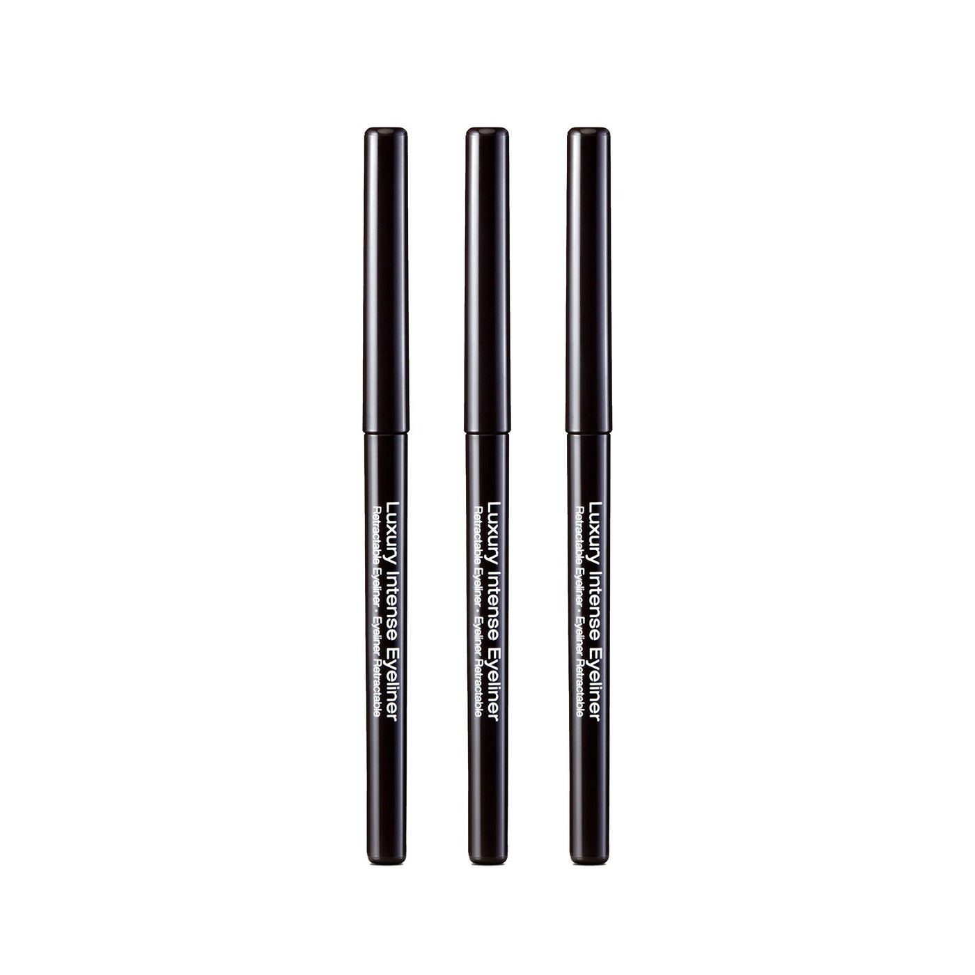Kiss New York Professional Luxury Intense Eyeliner (3 PACK, Black)