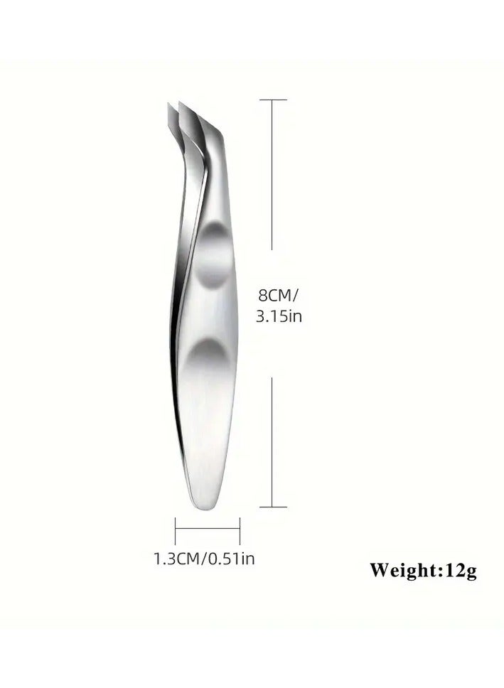 1pc Stainless Steel Cuticle Nipper, Precision Curl Cutter, Non-Slip Handle, Professional Manicure Tool for Dead Skin Removal, Nail Care